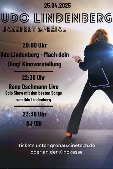 Udo Lindenberg Jazzfest Spezial Poster