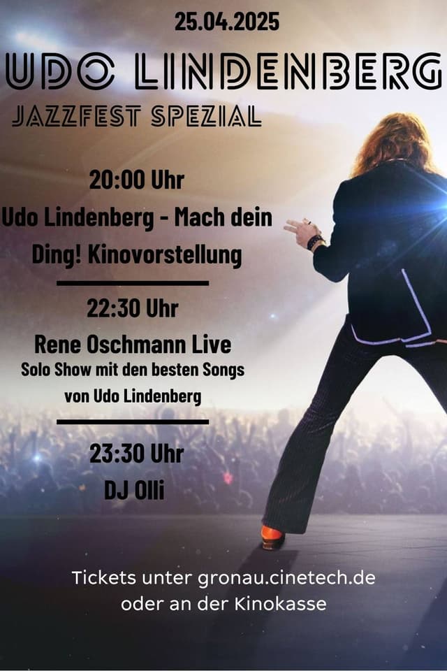 Udo Lindenberg Jazzfest Spezial Poster