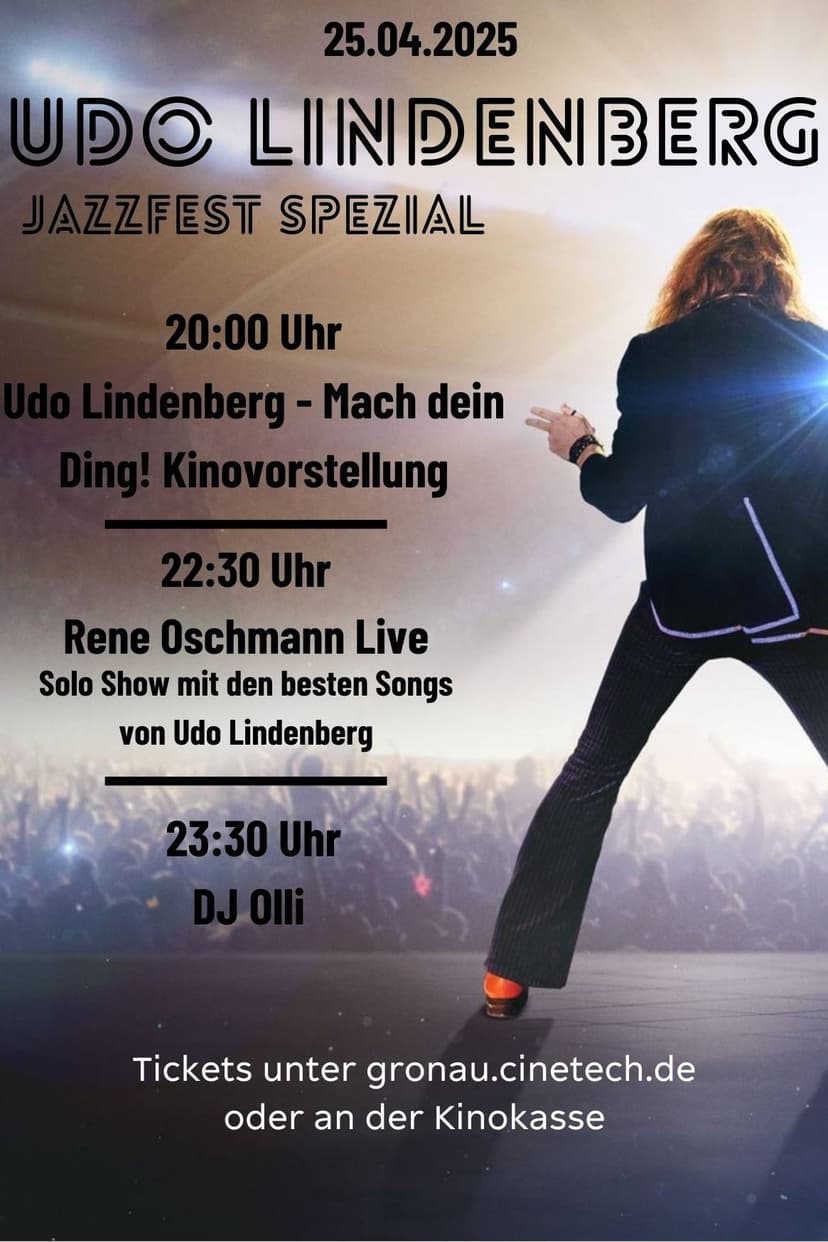Udo Lindenberg Jazzfest Spezial Backdrop